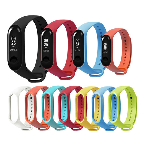 Bakeey Replacement Silicone Sports Soft Wrist Strap Bracelet Wristband for XIAOMI Mi Band 3/4