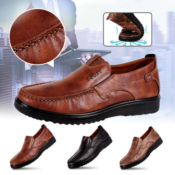 Menico Leather Shoes Fashion Soft Oxfords