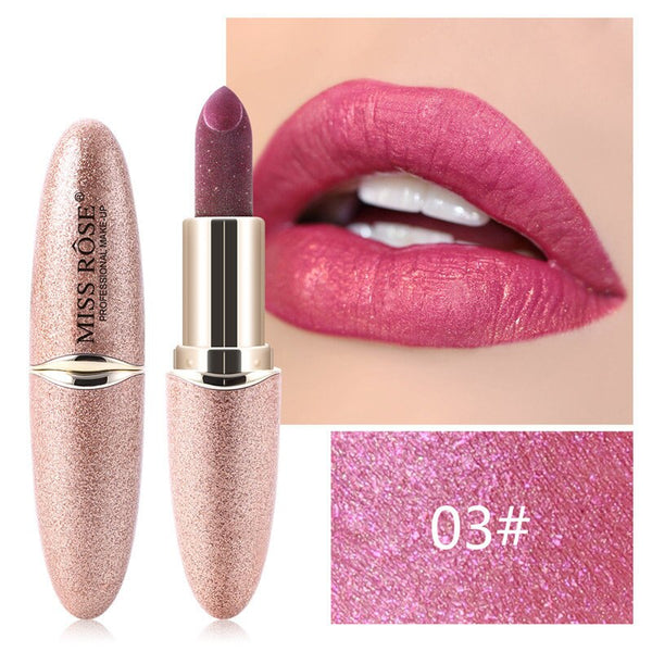 New MISS ROSE Lipstick Matte Waterproof Velvet Lip Stick 18 Colors Sexy Red Brown Pigments Makeup Matte Lipsticks Beauty Lips