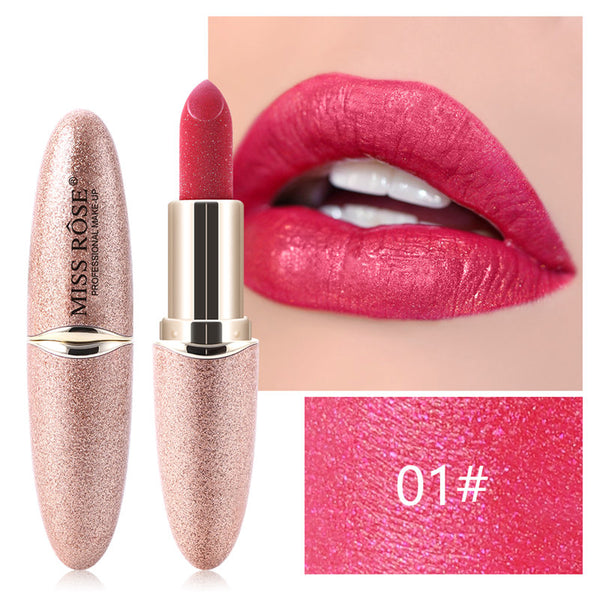 New MISS ROSE Lipstick Matte Waterproof Velvet Lip Stick 18 Colors Sexy Red Brown Pigments Makeup Matte Lipsticks Beauty Lips