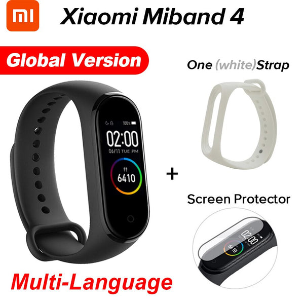 In Stock Original Xiaomi Mi Band 4 Smart Miband 4 Color Screen Bracelet Heart Rate Fitness Tracker Bluetooth5.0 Waterproof Band4