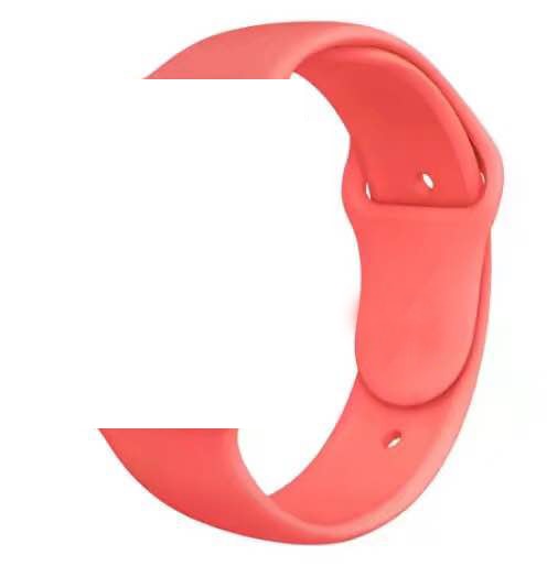 Soft Silicone Sport Band For Apple Watch Series 5 4 3 2 1 42mm 38mm 40mm 44mm Wrist Bracelet Strap For iWatch