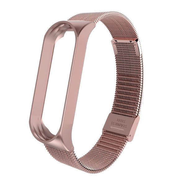 Strap For Xiaomi Mi Band 3 4 Wrist Metal Bracelet Screwless Stainless Steel for Xiaomi Mi Band 4 3 Strap Wristbands Pulseira