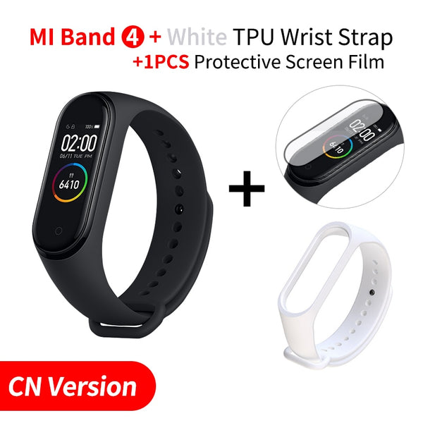 In Stock Original Xiaomi Mi Band 4 Smart Miband 3 Color Screen Bracelet Heart Rate Fitness Tracker Bluetooth5.0 Waterproof Band4