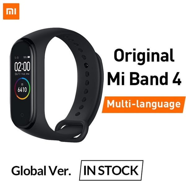 In Stock Original Xiaomi Mi Band 4 Smart Miband 3 Color Screen Bracelet Heart Rate Fitness Tracker Bluetooth5.0 Waterproof Band4