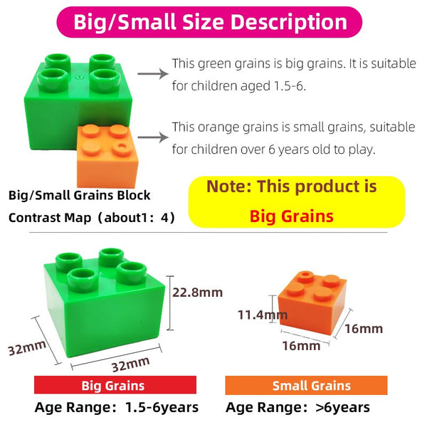 Zoo Animal Dinosaur Building Blocks Original Classic Bricks Accessory Kids Toys Compatible with Duplo Panda Elephant