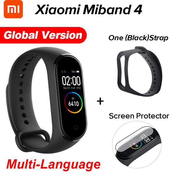 In Stock Original Xiaomi Mi Band 4 Smart Miband 4 Color Screen Bracelet Heart Rate Fitness Tracker Bluetooth5.0 Waterproof Band4