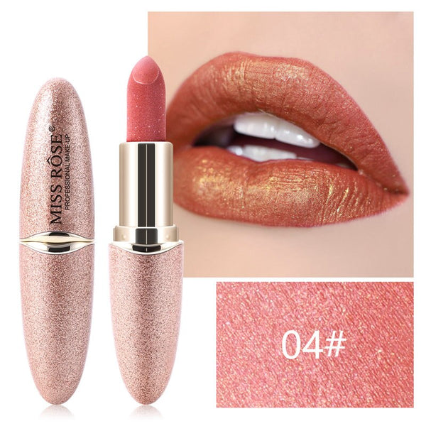 New MISS ROSE Lipstick Matte Waterproof Velvet Lip Stick 18 Colors Sexy Red Brown Pigments Makeup Matte Lipsticks Beauty Lips