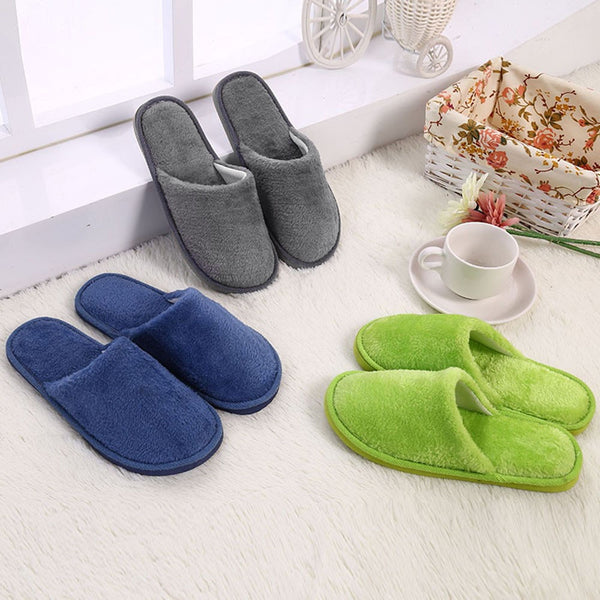 Women Men Shoes Slippers Men Warm Home Plush Soft Slippers Indoors Anti-slip Winter Floor Bedroom Shoes chaussures femme