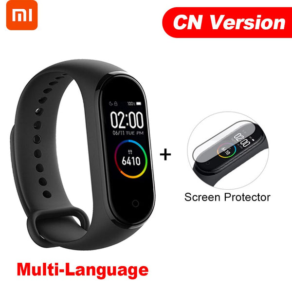 In Stock Original Xiaomi Mi Band 4 Smart Miband 4 Color Screen Bracelet Heart Rate Fitness Tracker Bluetooth5.0 Waterproof Band4