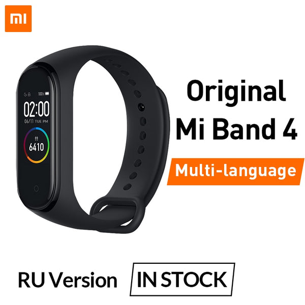 In Stock Original Xiaomi Mi Band 4 Smart Miband 3 Color Screen Bracelet Heart Rate Fitness Tracker Bluetooth5.0 Waterproof Band4