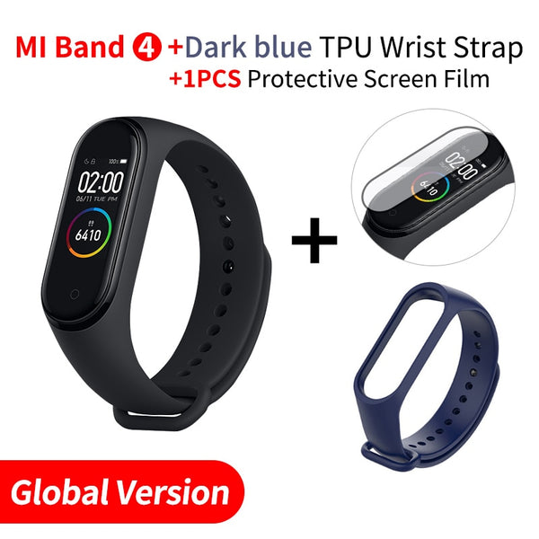 In Stock Original Xiaomi Mi Band 4 Smart Miband 3 Color Screen Bracelet Heart Rate Fitness Tracker Bluetooth5.0 Waterproof Band4