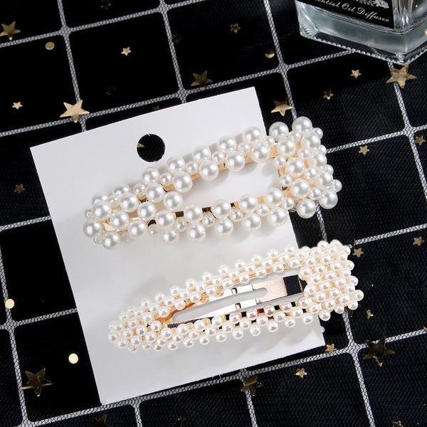 2/4/3/5Pc Hairpins With Pearl Hair Clip Hairband Comb Bobby Pin Barrette Hairpin Headdress Accessories Beauty Styling Tools New