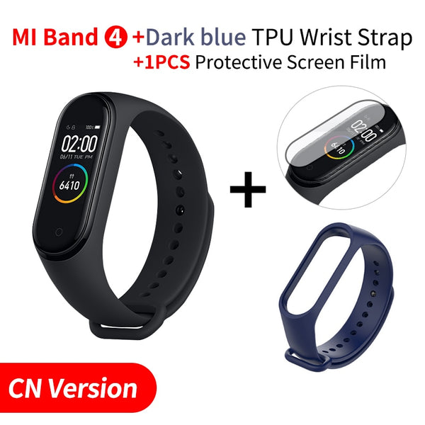 In Stock Original Xiaomi Mi Band 4 Smart Miband 3 Color Screen Bracelet Heart Rate Fitness Tracker Bluetooth5.0 Waterproof Band4