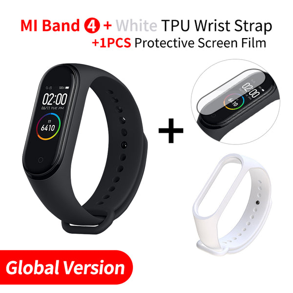 In Stock Original Xiaomi Mi Band 4 Smart Miband 3 Color Screen Bracelet Heart Rate Fitness Tracker Bluetooth5.0 Waterproof Band4