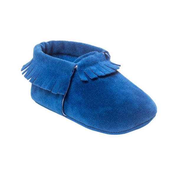 Newborn Toddler Infant Boys Girls Tassel Shoes Toddler Soft Sole Coral Velvet Baby Moccasins Shoes Baby Crib Shoes PU