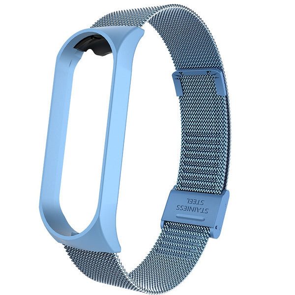 Strap For Xiaomi Mi Band 3 4 Wrist Metal Bracelet Screwless Stainless Steel for Xiaomi Mi Band 4 3 Strap Wristbands Pulseira