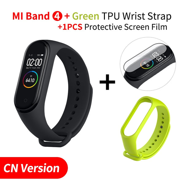 In Stock Original Xiaomi Mi Band 4 Smart Miband 3 Color Screen Bracelet Heart Rate Fitness Tracker Bluetooth5.0 Waterproof Band4