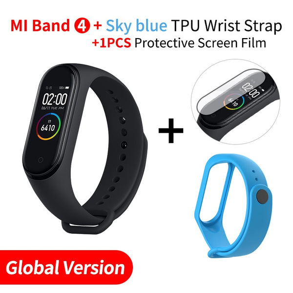 In Stock Original Xiaomi Mi Band 4 Smart Miband 3 Color Screen Bracelet Heart Rate Fitness Tracker Bluetooth5.0 Waterproof Band4