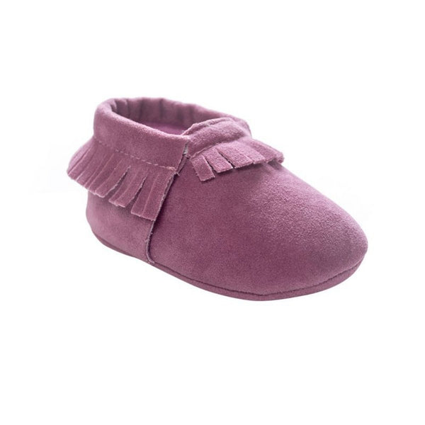 Newborn Toddler Infant Boys Girls Tassel Shoes Toddler Soft Sole Coral Velvet Baby Moccasins Shoes Baby Crib Shoes PU