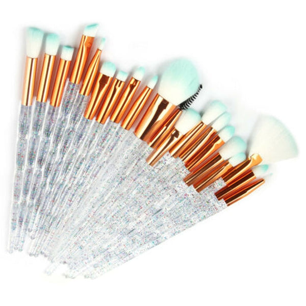 20PCS Unicorn Beauty Makeup Brushes Tool Set Blending Cosmetic  Powder Eye Shadow Brush