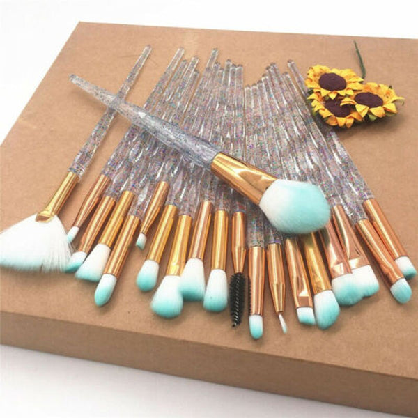 20PCS Unicorn Beauty Makeup Brushes Tool Set Blending Cosmetic  Powder Eye Shadow Brush