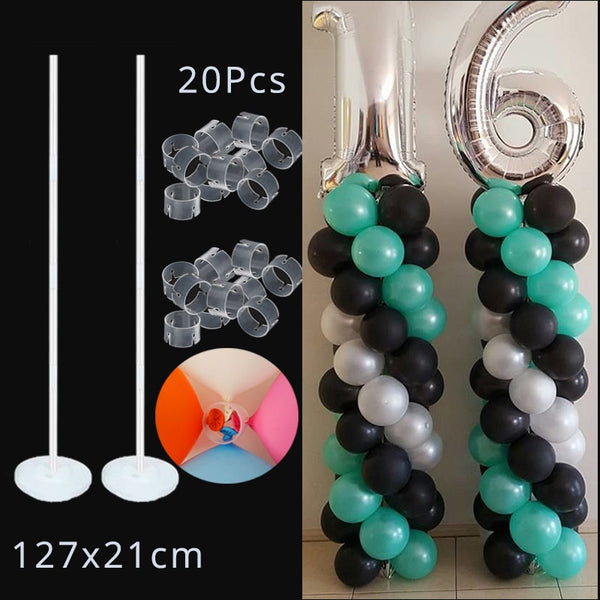 7 Tubes Balloons Stand Balloon Holder Column Confetti Balloon Baby Shower Kids Birthday Party Wedding Decoration Supplies