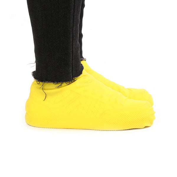 1 Pair Reusable Latex Waterproof Rain Shoes Covers Slip-resistant Rubber Rain Boot Overshoes S/M/L Shoes Accessories