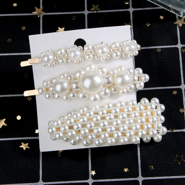 2/4/3/5Pc Hairpins With Pearl Hair Clip Hairband Comb Bobby Pin Barrette Hairpin Headdress Accessories Beauty Styling Tools New