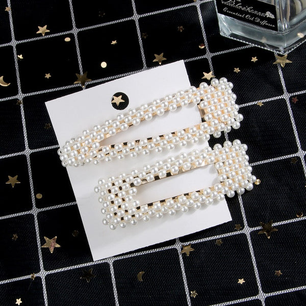 2/4/3/5Pc Hairpins With Pearl Hair Clip Hairband Comb Bobby Pin Barrette Hairpin Headdress Accessories Beauty Styling Tools New