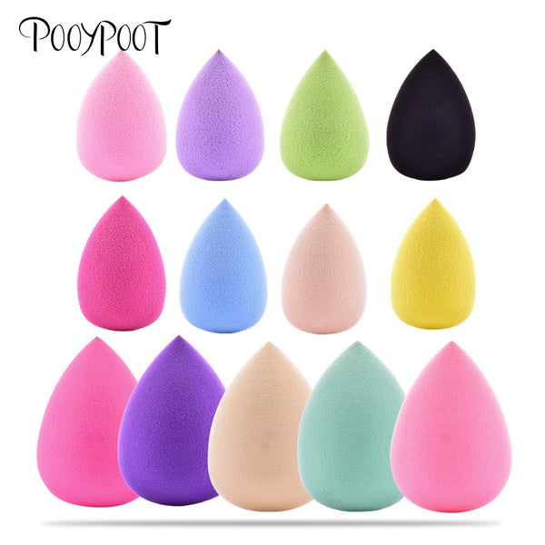 Pooypoot Soft Water Drop Shape Makeup Cosmetic Puff Powder Smooth Beauty Foundation Sponge Clean Makeup Tool Accessory