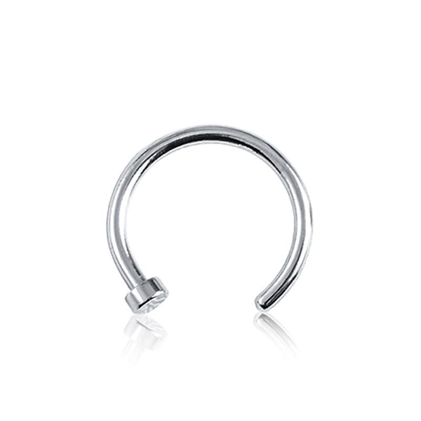 MISANANRYNE Fake Septum Medical Titanium Nose Ring Silver Gold Body Clip Hoop For Women Septum Piercing Clip Jewelry Gift 1pc