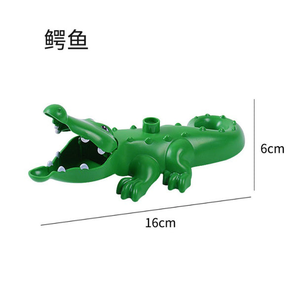 Zoo Animal Dinosaur Building Blocks Original Classic Bricks Accessory Kids Toys Compatible with Duplo Panda Elephant