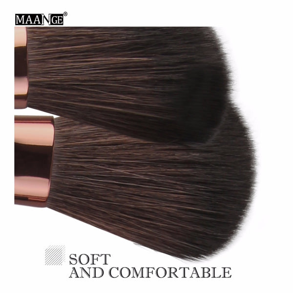 MAANGE 6/15/18Pcs Makeup Brushes Tool Set Cosmetic Powder Eye Shadow Foundation Blush Blending Beauty Make Up Brush Maquiagem