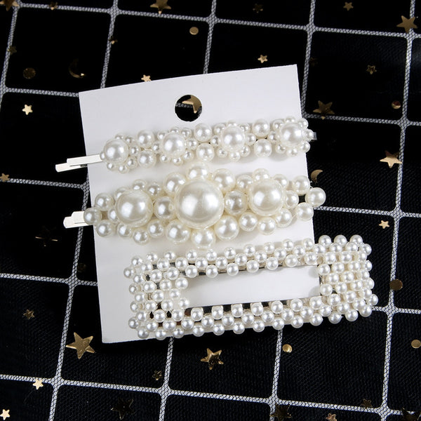 2/4/3/5Pc Hairpins With Pearl Hair Clip Hairband Comb Bobby Pin Barrette Hairpin Headdress Accessories Beauty Styling Tools New