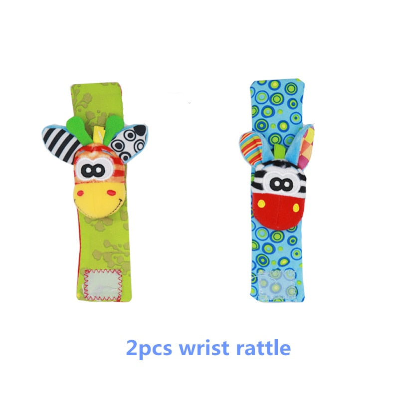 Infant Baby Kids Socks rattle toys Wrist Rattle and Foot Socks 0~24 Months 20% off