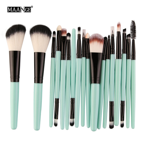 MAANGE 6/15/18Pcs Makeup Brushes Tool Set Cosmetic Powder Eye Shadow Foundation Blush Blending Beauty Make Up Brush Maquiagem