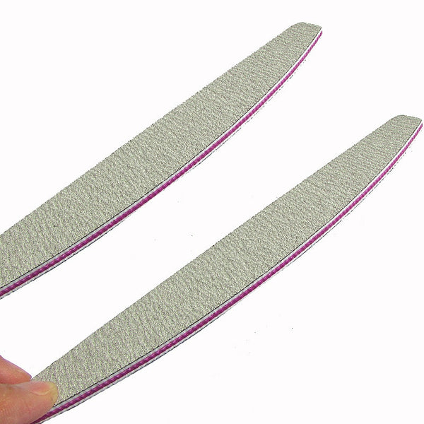 5Pcs/Lot Nail File 100/180 Sanding Buffer Block Pedicure Manicure Buffing Polish Beauty Tools Professional Nail Files Grey Boat