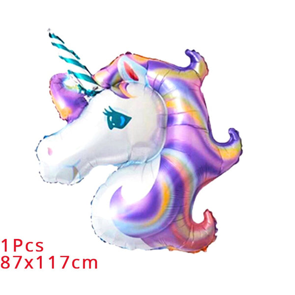 WEIGAO Unicorn Party Decor Birthday Party Decorations Kids Unicorn Theme Paper Hat Napkins Plate Girl Happy Birthday Gifts Sets