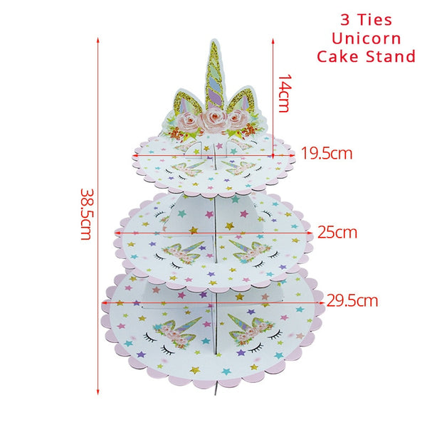 WEIGAO Unicorn Party Decor Birthday Party Decorations Kids Unicorn Theme Paper Hat Napkins Plate Girl Happy Birthday Gifts Sets