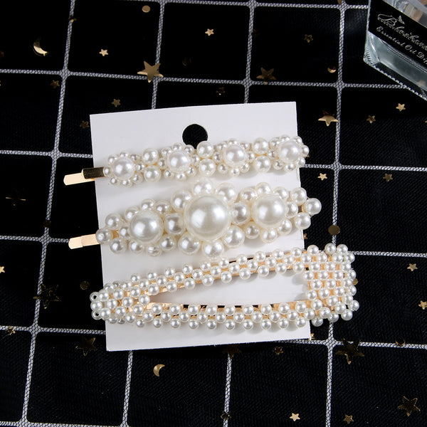 2/4/3/5Pc Hairpins With Pearl Hair Clip Hairband Comb Bobby Pin Barrette Hairpin Headdress Accessories Beauty Styling Tools New