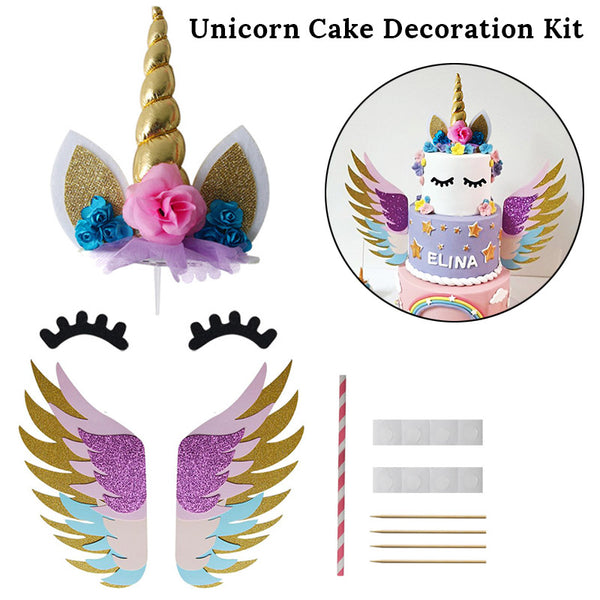 Unicorn Birthday Party Decors Disposable Tableware Kit Unicorn Balloon Cups Plates Napkin Kids Birthday Unicornio Party Supplies