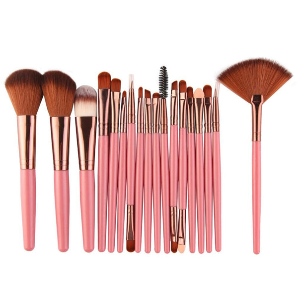 MAANGE 18pcs/set Makeup Brushes Kit Powder Eye Shadow Foundation Blush Blending Beauty Women Cosmetic Make Up Brush Maquiagem