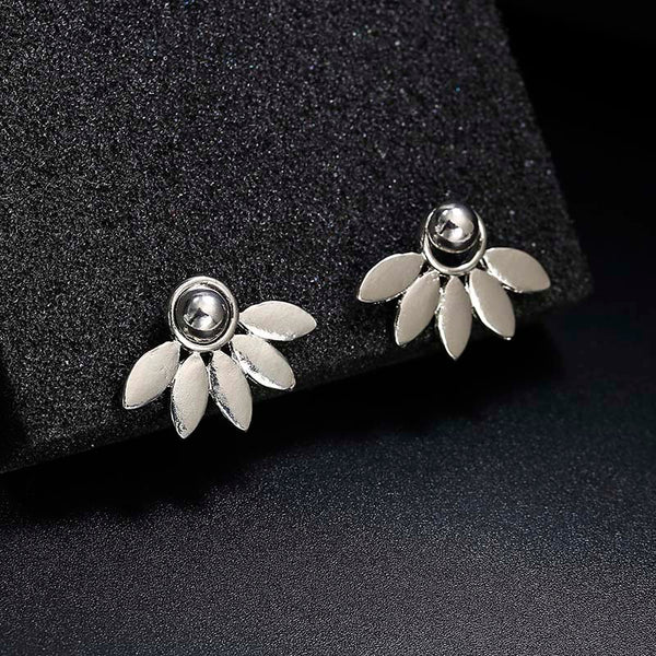 New Crystal Flower Drop Earrings for Women Fashion Jewelry Gold Silver Rhinestones Earrings Gift for Party and Best Friend