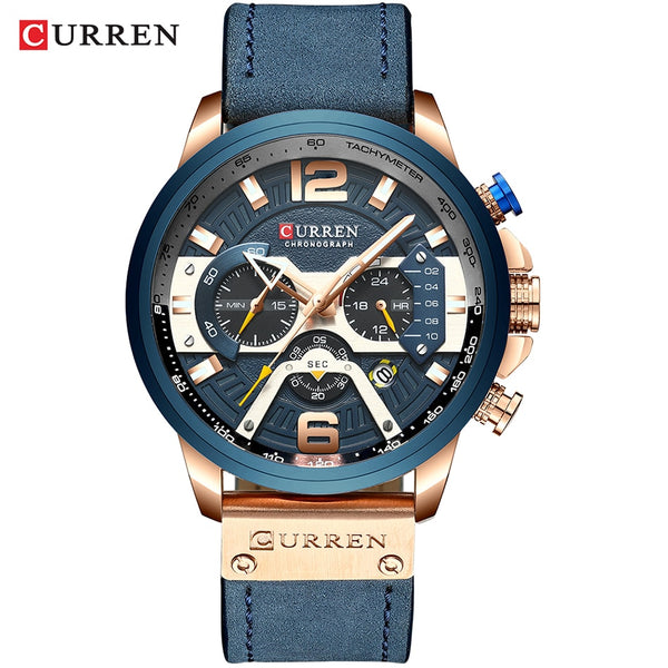 Watches Men CURREN Brand Men Sport Watches Men's Quartz Clock Man Casual Military Waterproof Wrist Watch relogio masculino