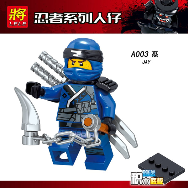 1pcs Ninja Kai Cole Jay Zane Lloyd Nya Mini action Figures Building Blocks Kids Toy Gift Compatible Legoingly Ninjagoed For Kids