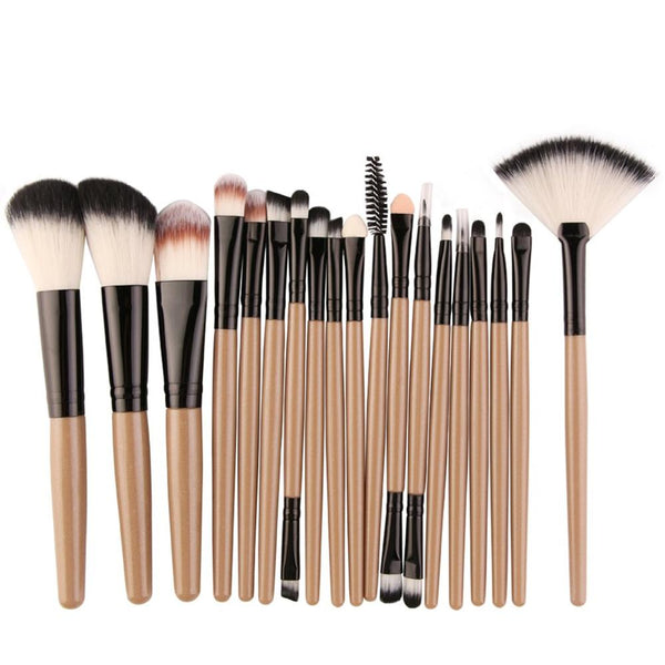 MAANGE 18pcs/set Makeup Brushes Kit Powder Eye Shadow Foundation Blush Blending Beauty Women Cosmetic Make Up Brush Maquiagem