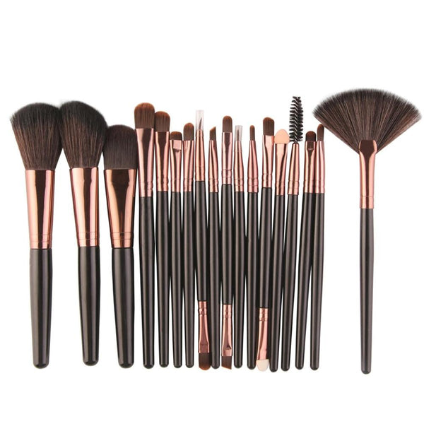 MAANGE 18pcs/set Makeup Brushes Kit Powder Eye Shadow Foundation Blush Blending Beauty Women Cosmetic Make Up Brush Maquiagem