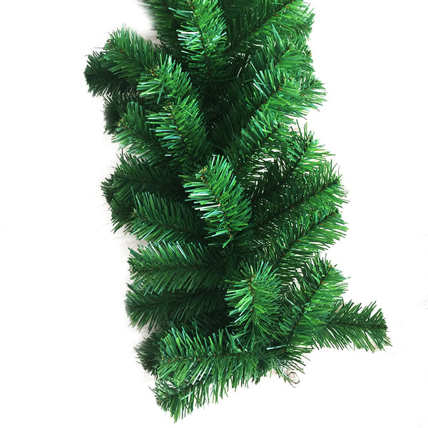 2.7m Artificial Green Christmas Garland Wreath Xmas Home Party Christmas Decoration Pine Tree Rattan Hanging Ornament For Kids