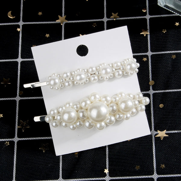 2/4/3/5Pc Hairpins With Pearl Hair Clip Hairband Comb Bobby Pin Barrette Hairpin Headdress Accessories Beauty Styling Tools New